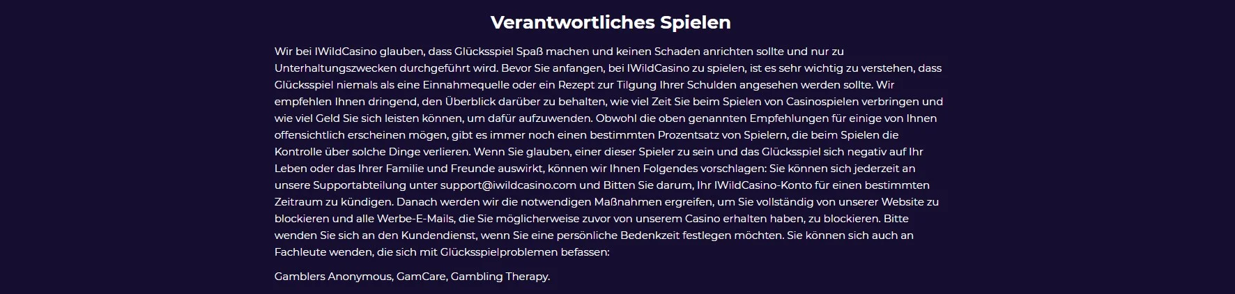 sicherheit und fairness bei iwild casino